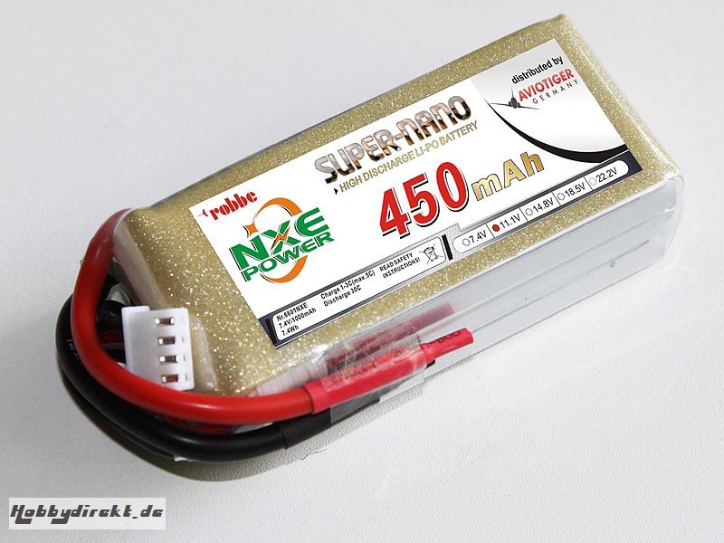 LiPo Akku robbe NXE-Power Evo 3S450/30C Robbe 6601NXE