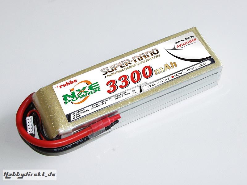 LiPo Akku robbe NXE-Power Evo 4S3300/35C Robbe 6625NXE