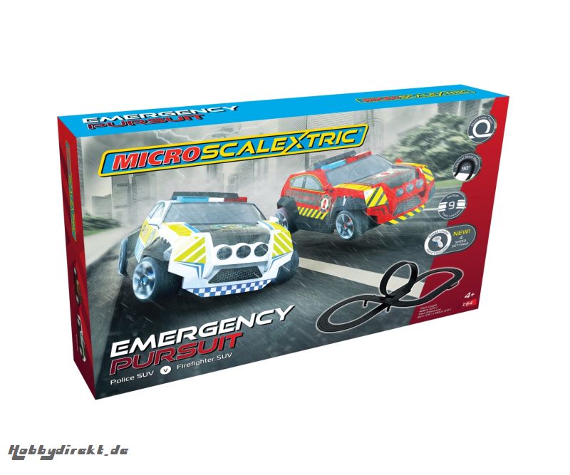 1:64 Emergency Pursuit Micro Scalextric Carson 1132 500001132