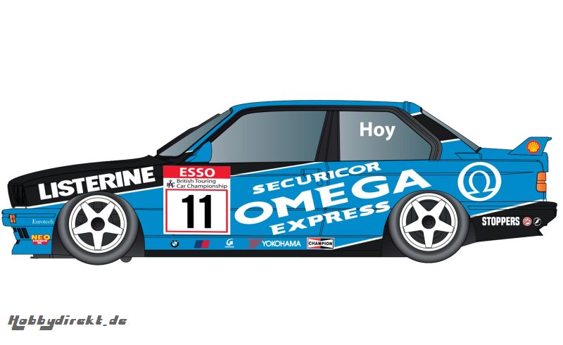 1:32 BMW M3 E30 Omega #11 Hoy HD Carson 3866 500003866