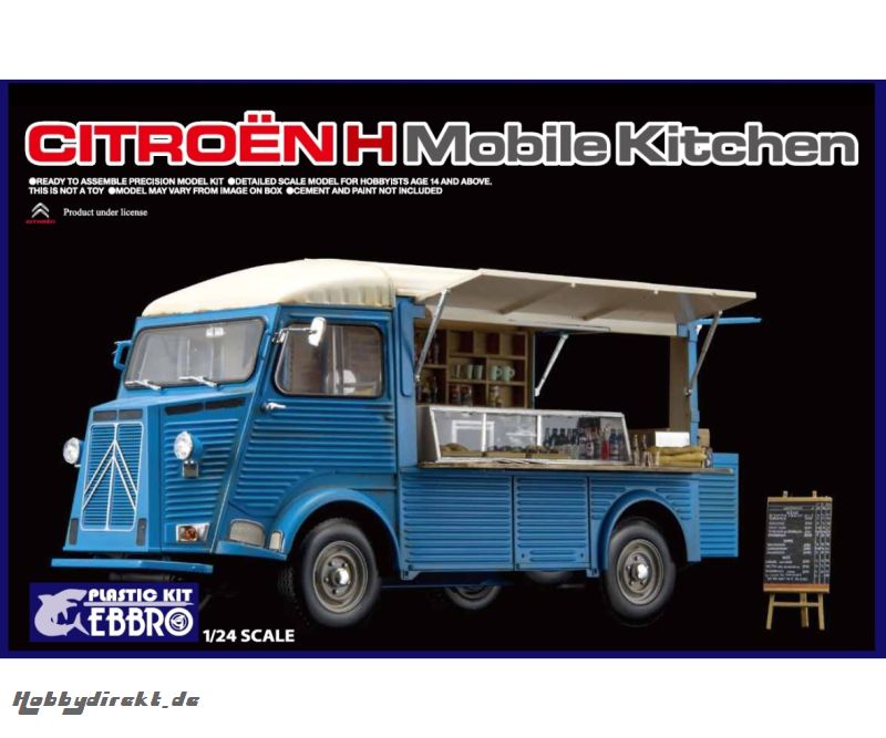 1:24 Citroen H mobile Kitchen Carson 25008 500025008