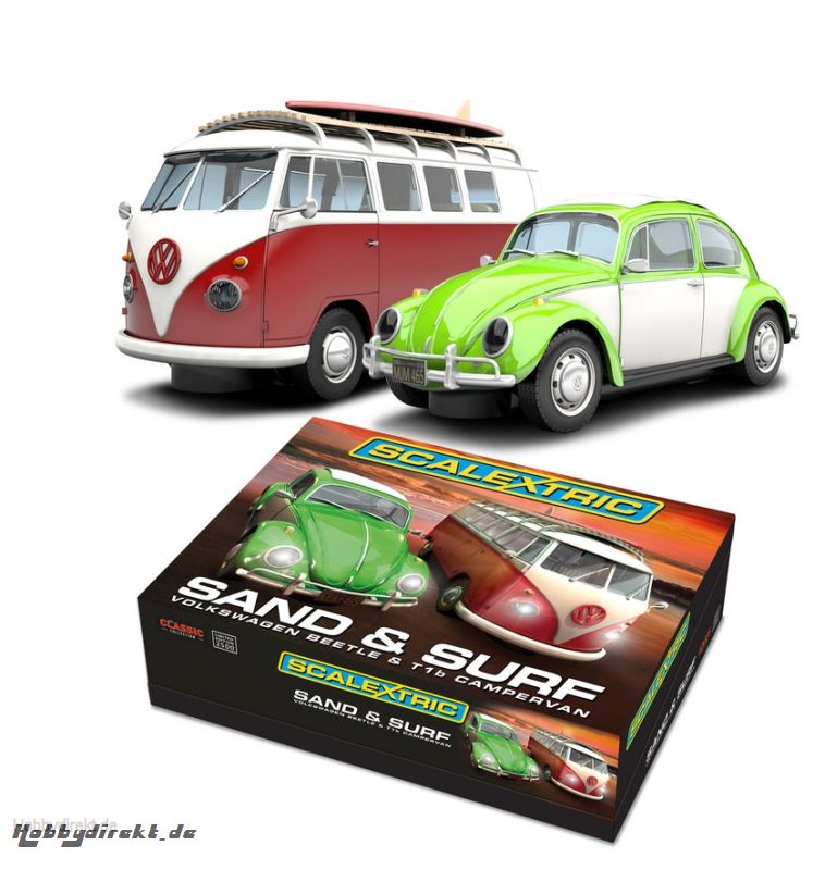 1:32 Sand & Surf VW Beetle/Camper Van Carson 3371 50003371A