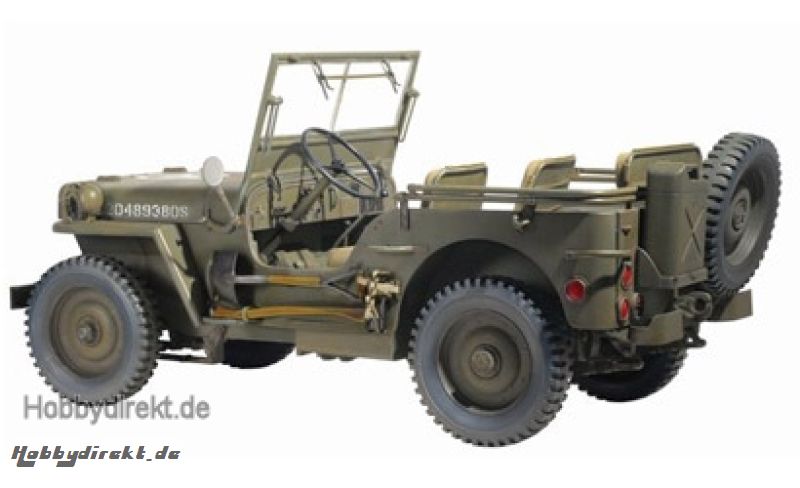 1:6 Willys Jeep 4x4 1/4 To.Bausatz Carson 75020 500075020