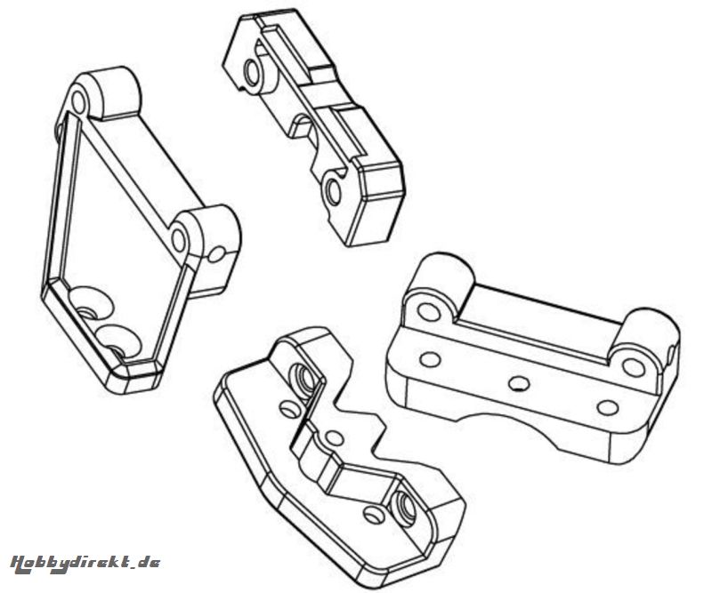 Querlenkerhalter set CV Buggy Carson 105290 500105290