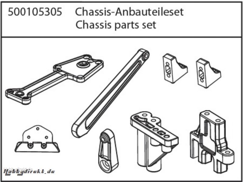 X10NB/NT Chassis Anbauteile-Set Carson 105305 500105305