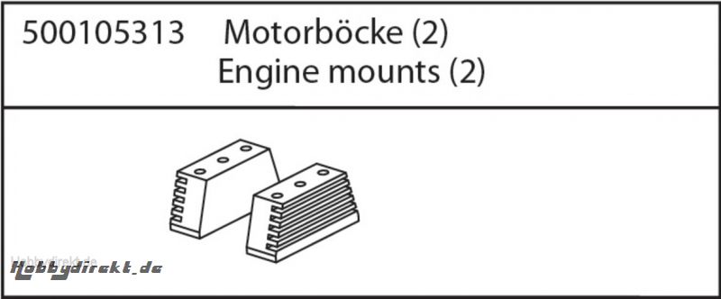 X10NB/NT Motorböcke (2) Carson 105313 500105313