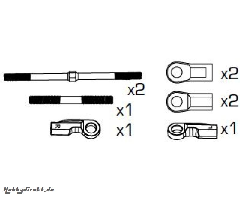 Lenkgestänge-Set Street Br. Carson 205643