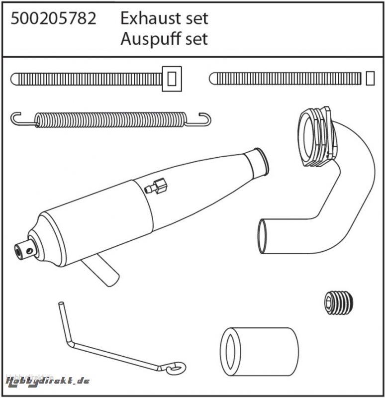 X8 Specter Auspuff-Set Carson 205782 500205782