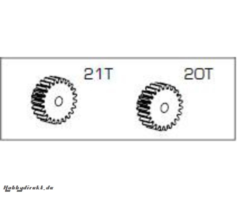 Ritzelset 20/21X CE-10 Carson 405068