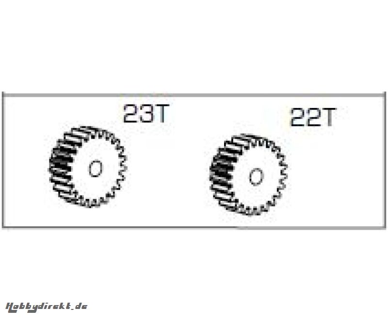 Ritzelset 22/23X CE-10 Carson 405069