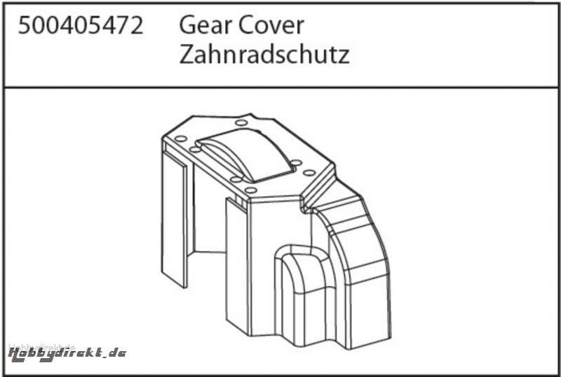 X10E Zahnradabdeckung Carson 405472 500405472