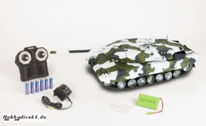 1:16 Leopard 2A6, wintertarn, 100% RTR Carson 406023 500406023