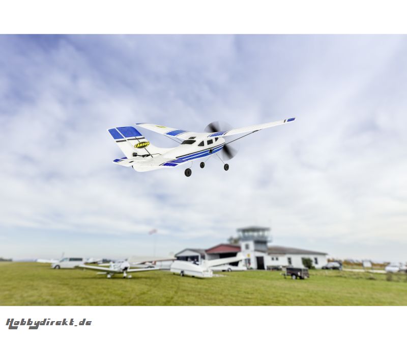 RC Sportflugzeug 2.4 G 100% RTR blau Carson 505034 500505034