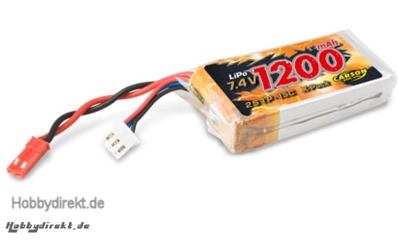 Lipo Akku 1200 mAh 7,4V UL-Copter Carson 608065 500608065