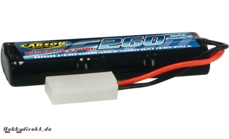 NiMH Akku Pack Micro-Boat 7,2V/260mAh Carson 608150 500608150