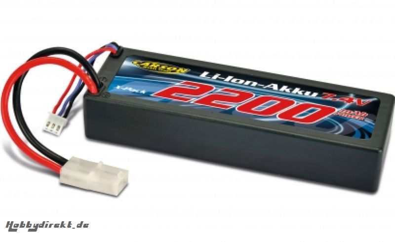 7,4V/2200mAh LiION Race Akku HC TAM Carson 500608152