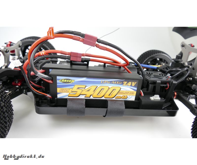 7,4V/5400mAh 60C LiPO Race Akku T-Pl. HC Carson 608234 500608234