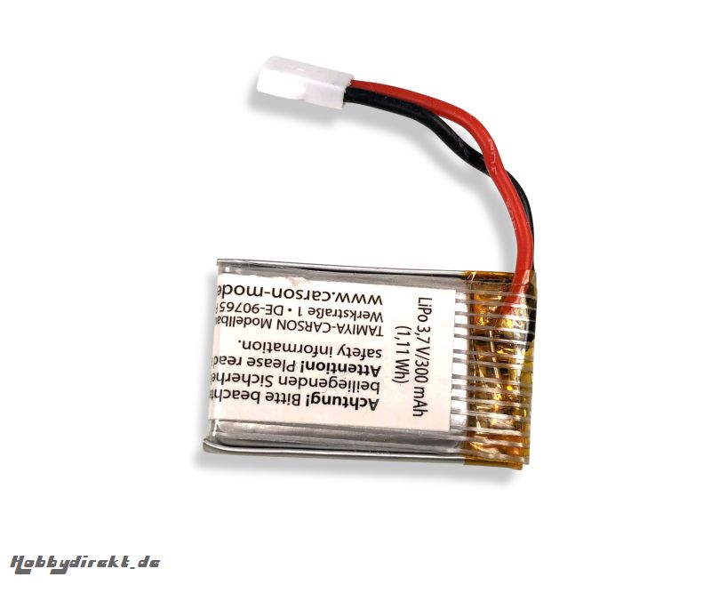 3,7V/300mAh LiPO Akku : 507153/54 Carson 608245 500608245