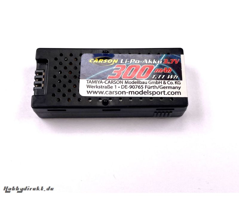 3,7V/300mAh LIPO Single Blade 320 Carson 608265 500608265