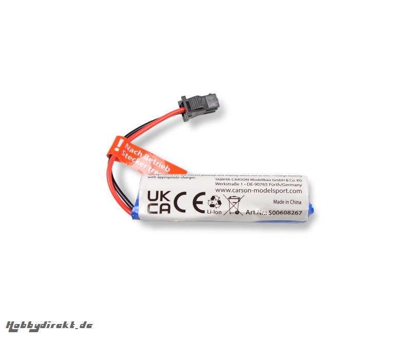 3,7V/600mAh LiIon Speed Boat Nano XL,JST Carson 608267 500608267