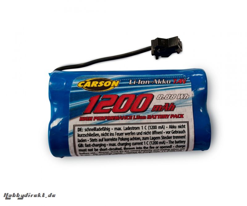 7,4V/1200mAh LiION Bella Luisa JST Carson 608274 500608274