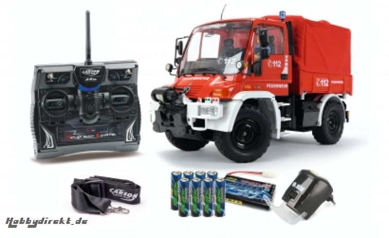 1:12 Unimog Feuerw. 100% RTR Carson 707109 500707109