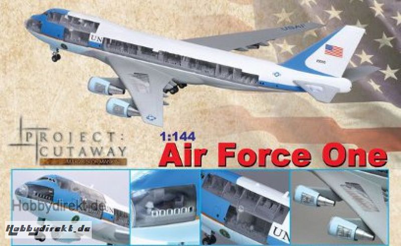 1:144 Air Force One, fertig Carson 747010 500747010