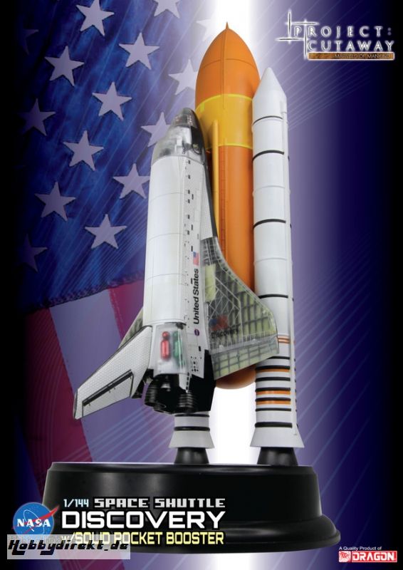 1:144 Space Shuttle Discovery w/Solid Carson 747403 500747403