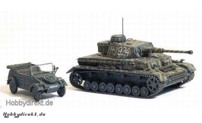 1:72 Pz.Kpfw.IV Ausf.F2(G)+Kübelwagen Carson 760407 500760407