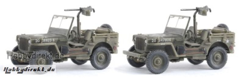 1:72 1/4Ton 4x4 Truck w/30cal MachineGun Carson 760507 500760507