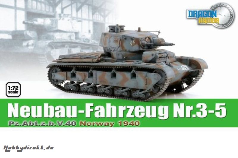 1:72 Neubau-Fz. Nr. 3-5 Pz.ABT.Z.B.V.40 Carson 760577 500760577