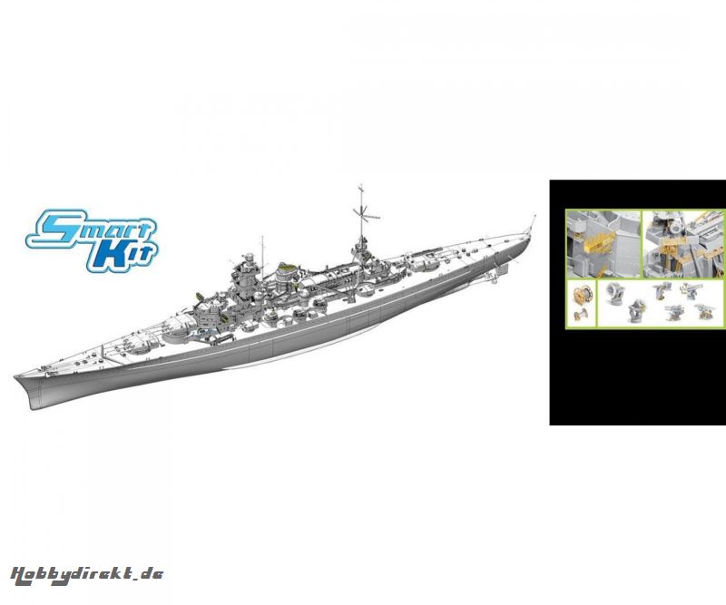 1:350 German Battleship Scharnhorst 1940 Carson 771062 500771062