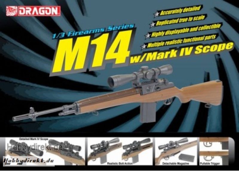 1:3 M14 W/MARK IV SCOPE Carson 771311 500771311