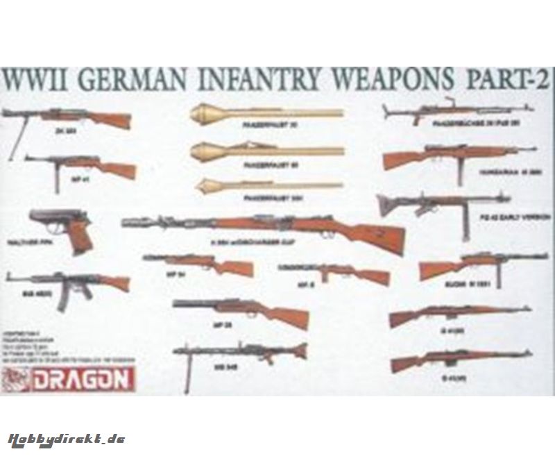 1:35 WWII German Infantry Weapons Part Carson 773816 500773816