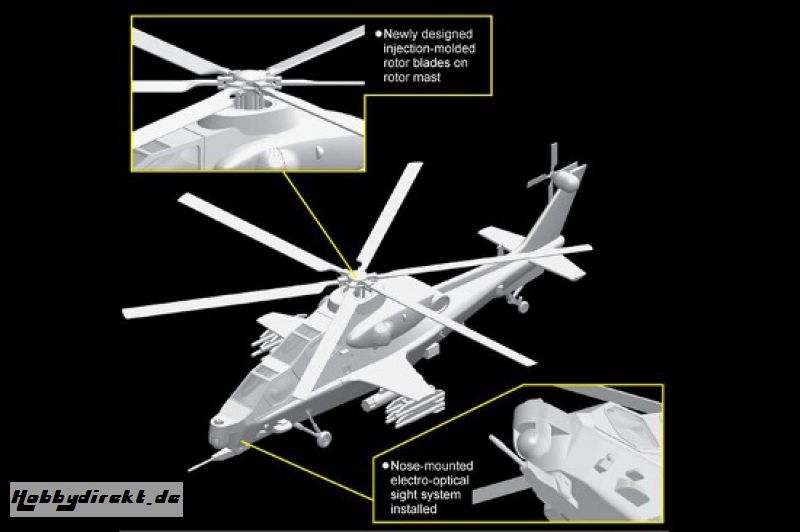 1:144 PLA WZ-10 Attack Helicopter Carson 774632 500774632