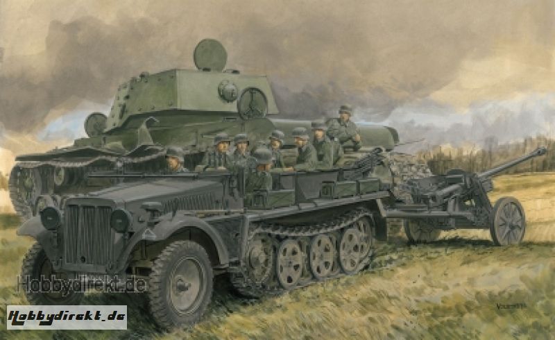 1:35 Sd. KFZ. 10 Ausf. A w/5cm PAK 38 Carson 776732 500776732