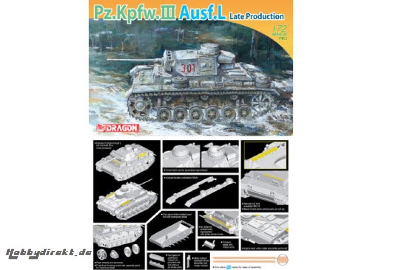 1:72 Pz.Kpfw.III Ausf.L Late Production Carson 777385 500777385