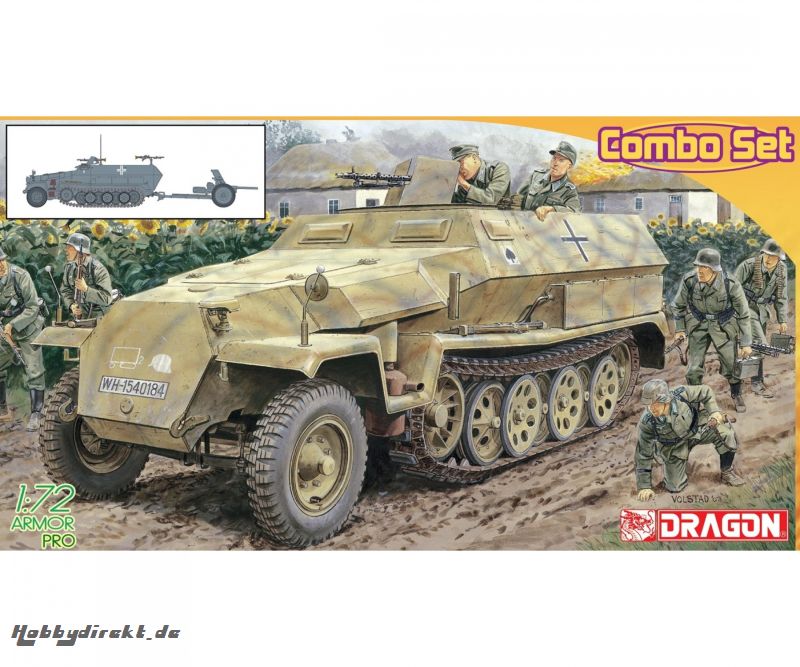 1:72 Sd.Kfz.251 Ausf.C + 3.7cm PAK 35/36 Carson 777611 500777611