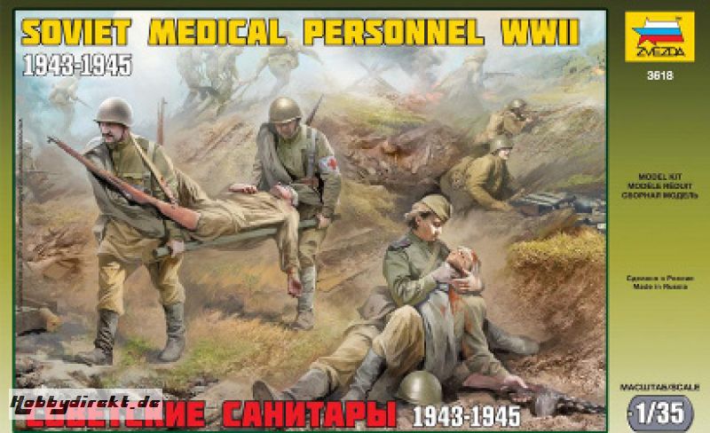 1:35 WWII Soviet Medical Personnel Carson 783618 500783618