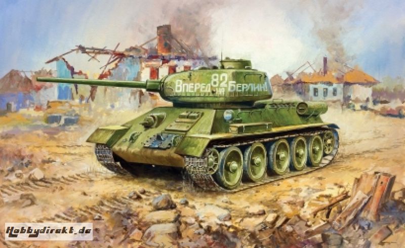 1:72 T-34/85 Soviet Medium Tank WWII Carson 785039 500785039