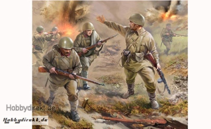 1:72 WWII Fig.-Satz Sov. Infanterie (10) Carson 786103 500786103