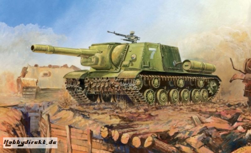 1:100 Soviet Self-Propelled Gun ISU-152 Carson 786207 500786207