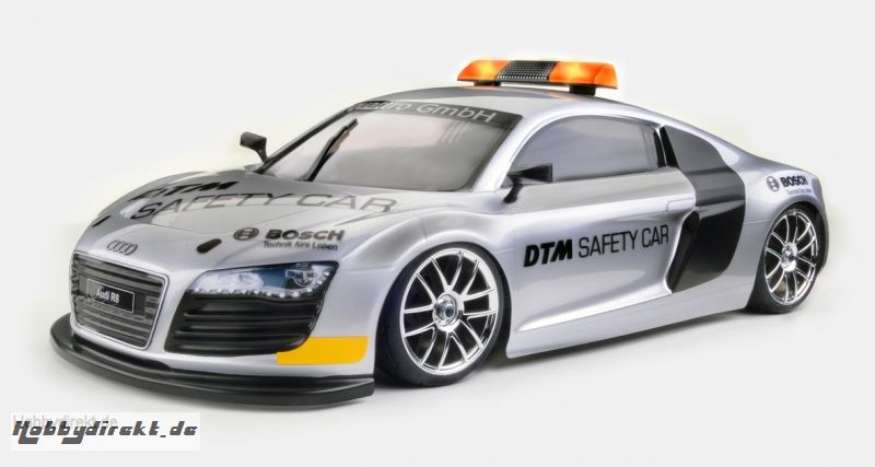 1:10 Kar.-Satz Audi R8 Safetycar silber Carson 800092 500800092