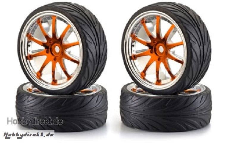 1:10 Big Wheel-Set 02 10Speic Ora/Ch (4) Carson 900079 500900079