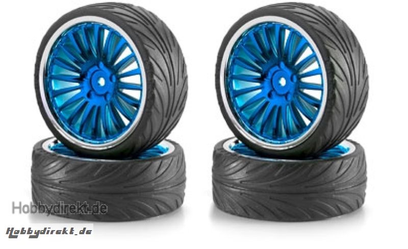 1:10 BigWheel-Set 01 20Spei bla/chro (4) Carson 900085 500900085