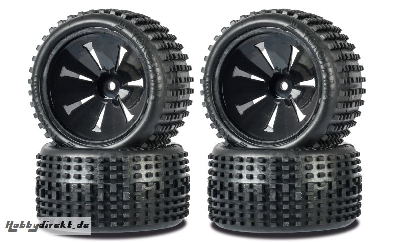 1:10 Monster OFF-Road Wheel Set Big PIN Carson 900139 500900139