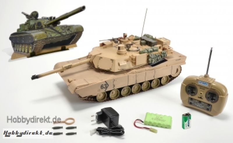 M1 A2 Abrams, 27 MHz, 100% RTR Carson 907188 500907188