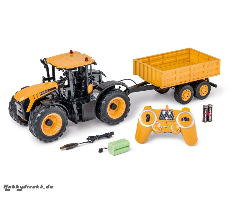 1:16 RC Traktor JCB m.Häng. 2.4G 100%RTR Carson 907654 500907654