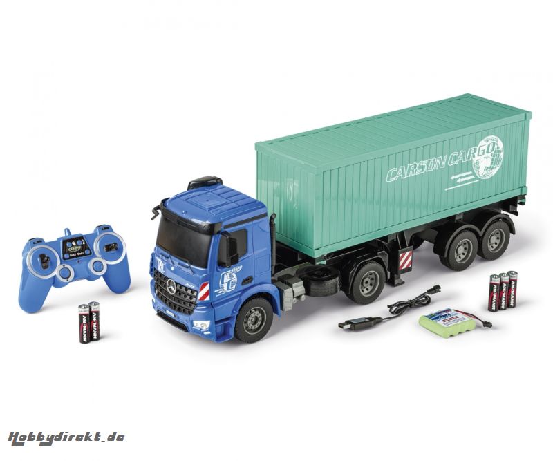 1:20 Mercedes-Benz Arocs mit Container 100% RTR Carson 500907671