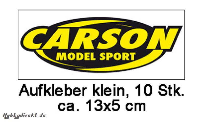 Carson Aufkleber, klein 13 x 5 cm (10) Carson 909040 500909040